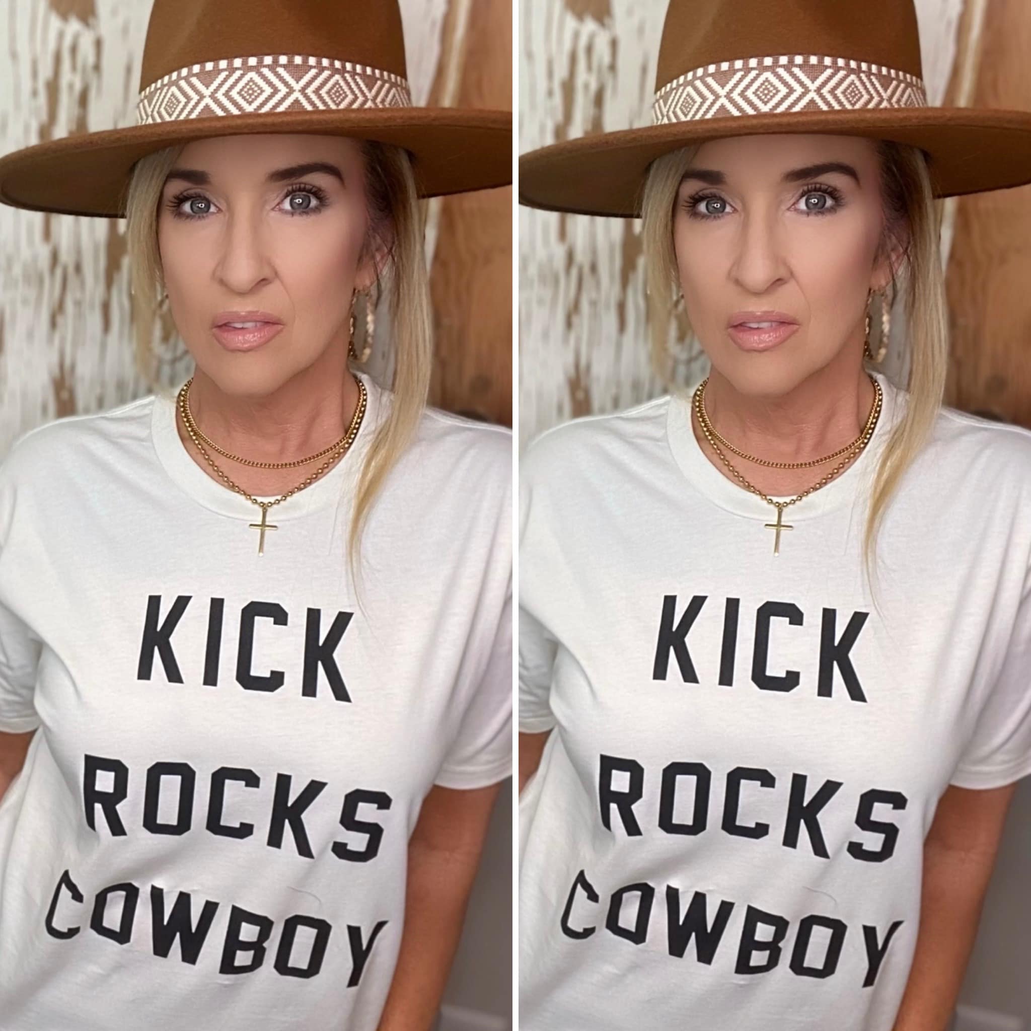 Kick Rocks Cowboy Tee