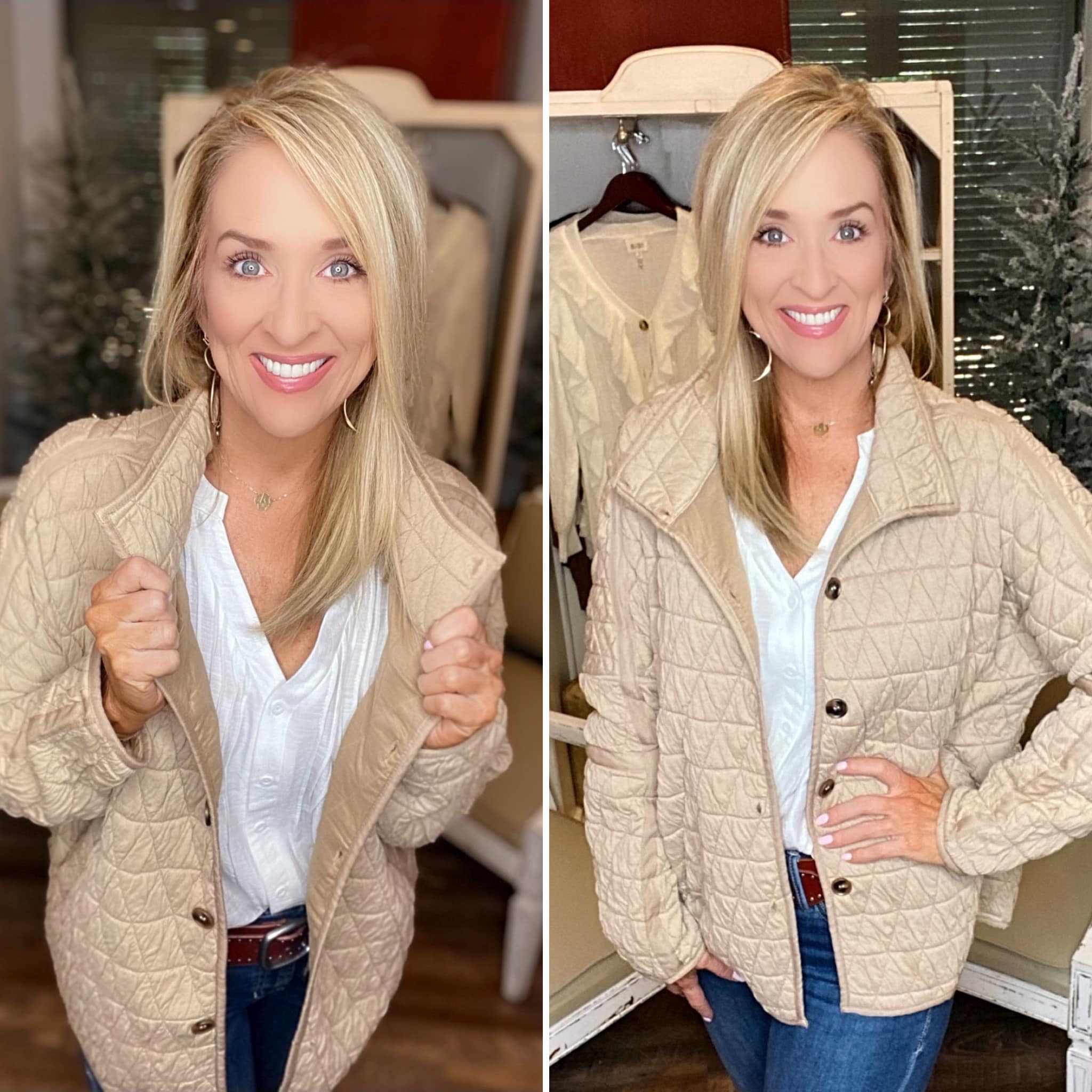 Sand Castle Quilted Jacket