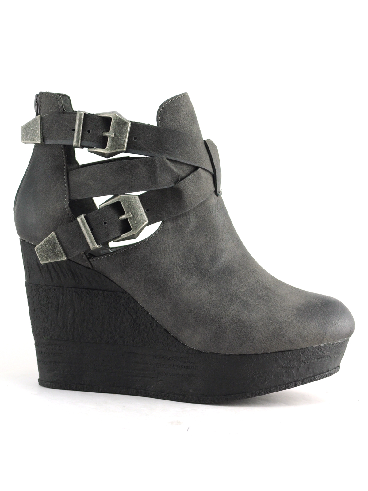 sbicca wedge booties